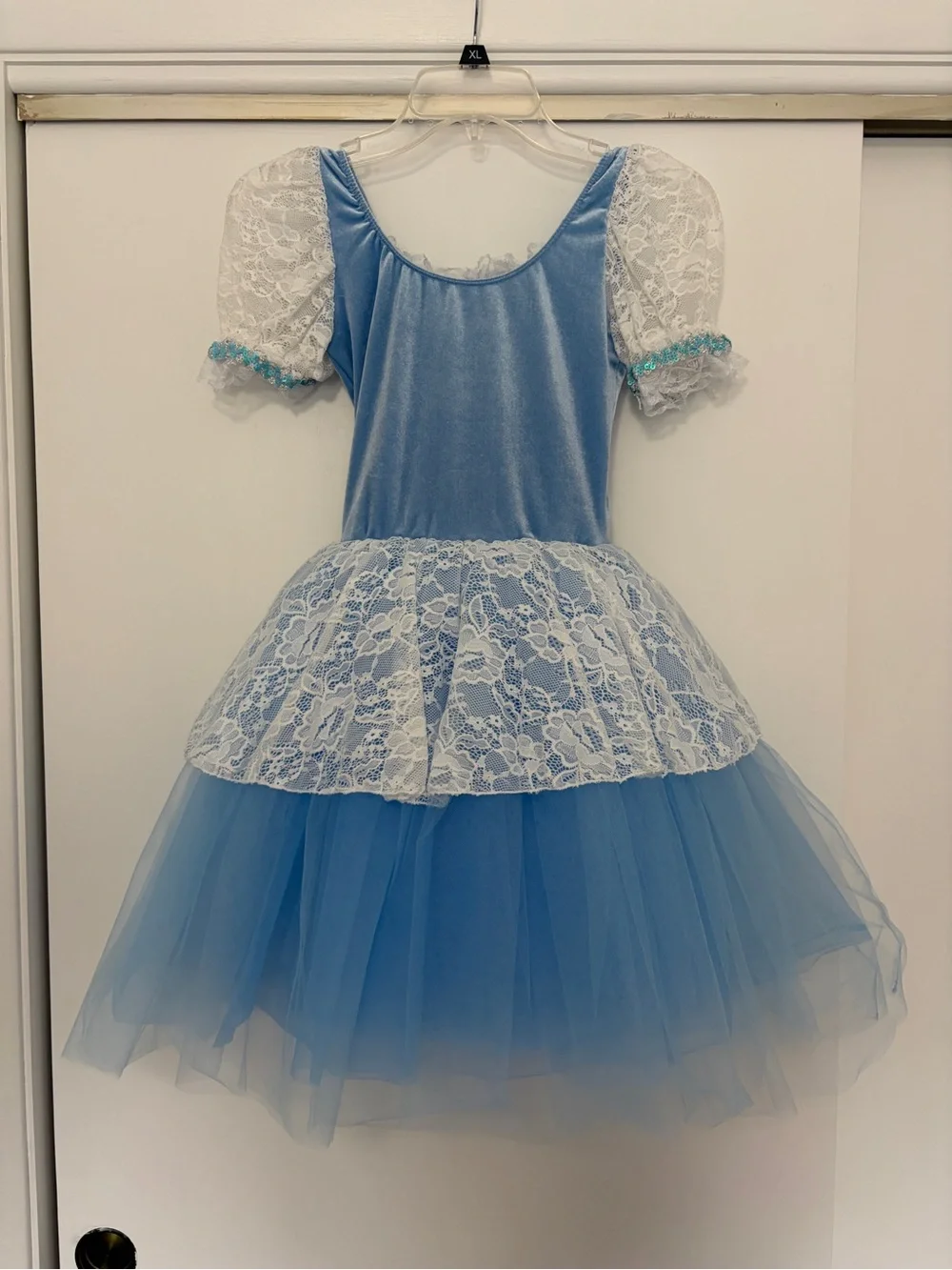 Revolution Blue Lace-Up Ballet Dress